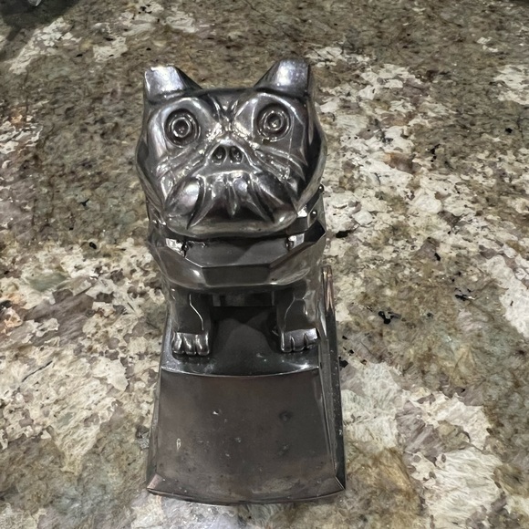 Vintage Mack Truck Heavy Chrome Bull Dog Hood Ornament 6” High